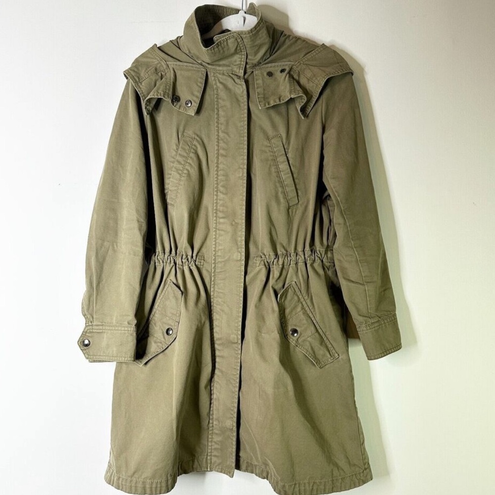 Banana Republic Oversized Olive Utility Jacket - Picture 4 of 7